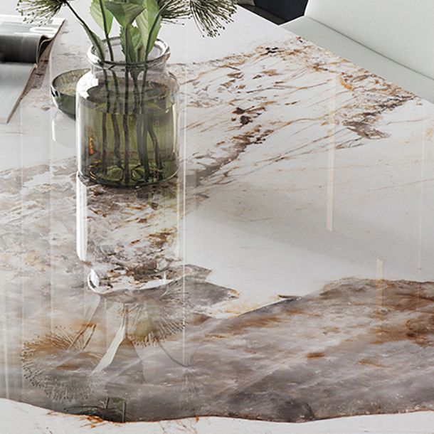 Sintered Stone Top Dining Table for Restaurant Modern Kitchen Table with 4 Legs