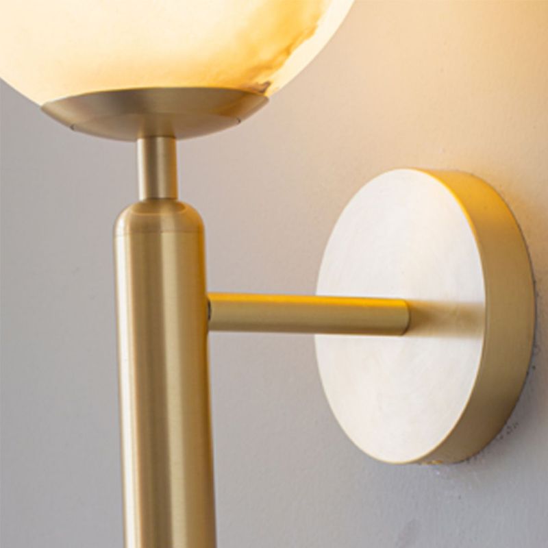 Contemporary Vanity Lighting Ball Shape Wall Light Fixture for Bathroom