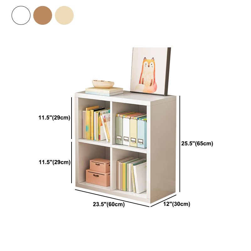 Contemporary Style Bookshelf Engineered Wood Bookcase for Home and Office