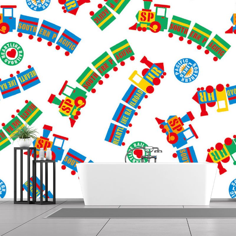 Waterproof Murals for Wall Kids Style Non-Woven Fabric Wall Art, Customize Size Available