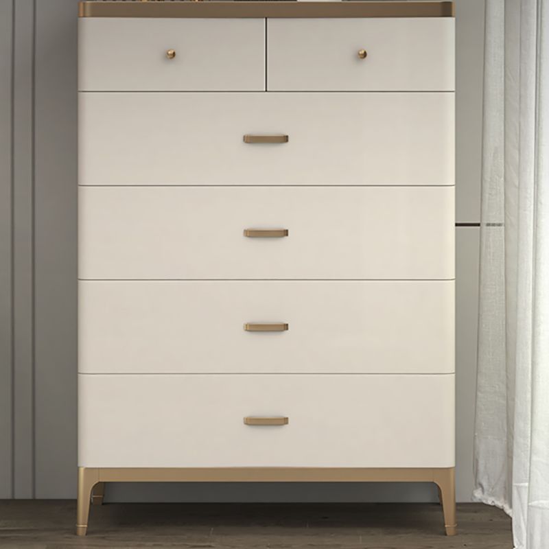 Classic Glam Solid Wood Lingerie Chest Vertical Storage Chest for Bedroom