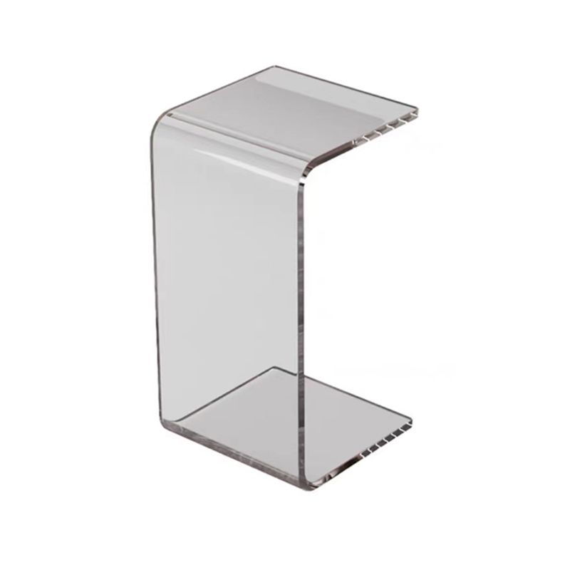 Contemporary Acrylic Side Table Square Sofa Side Accent Table