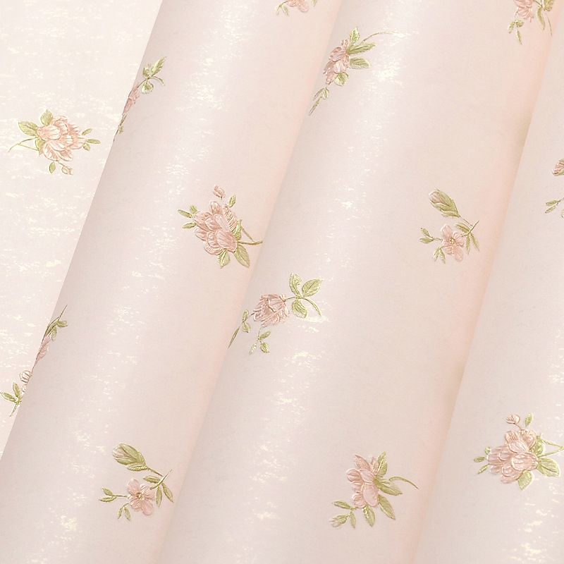 Romantic Tiny Floral Print Decorative Non-Pasted Wallpaper, 31-foot x 20.5-inch