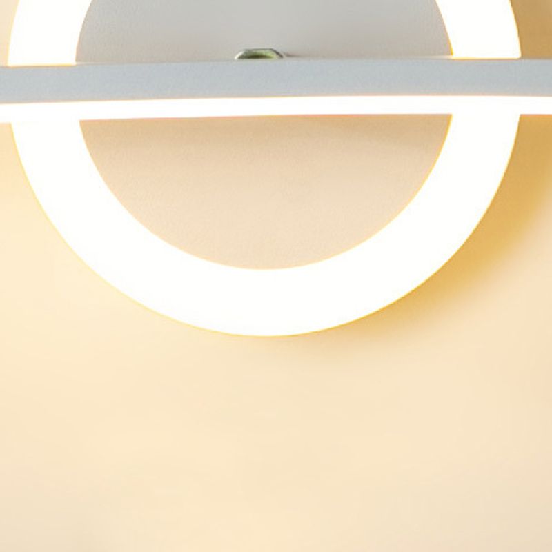 Contemporary Style Led Vanity Light Simple Linear Mirror Lighting Fixture for Washing Room