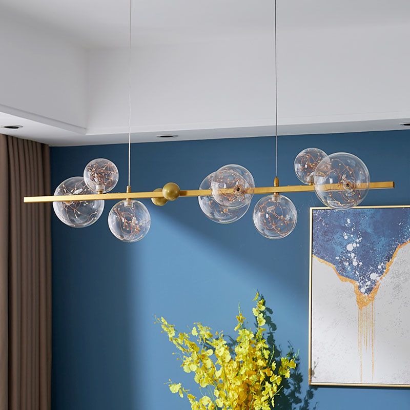 Bubble Glass Hanging Island Lights Simplicity Hanging Light for Dining Room