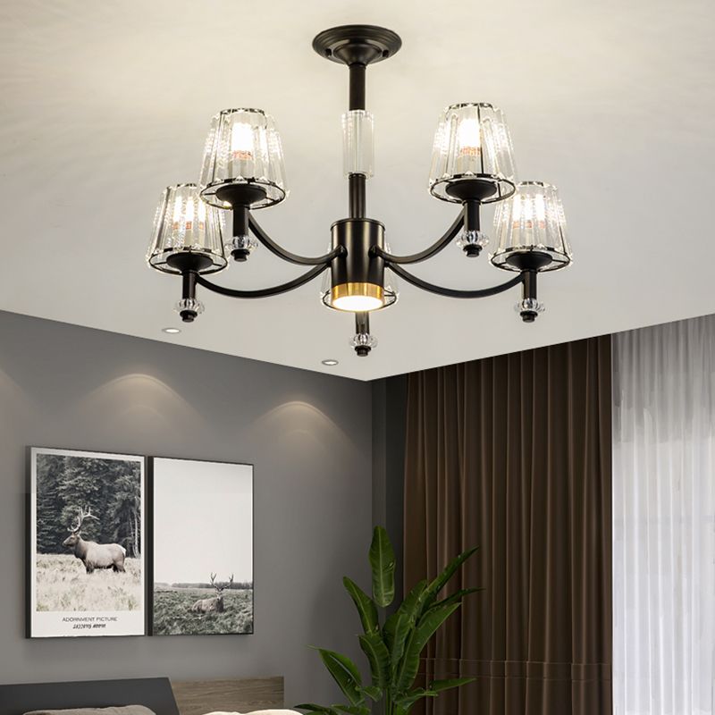 American Glass Chandelier Multi Light Chandelier Pendant for Dining Room