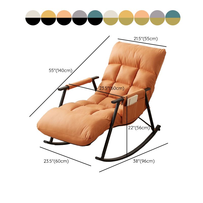 Contemporary Style Single Sofa Rocking Chair Simple Indoor Rocking Chair