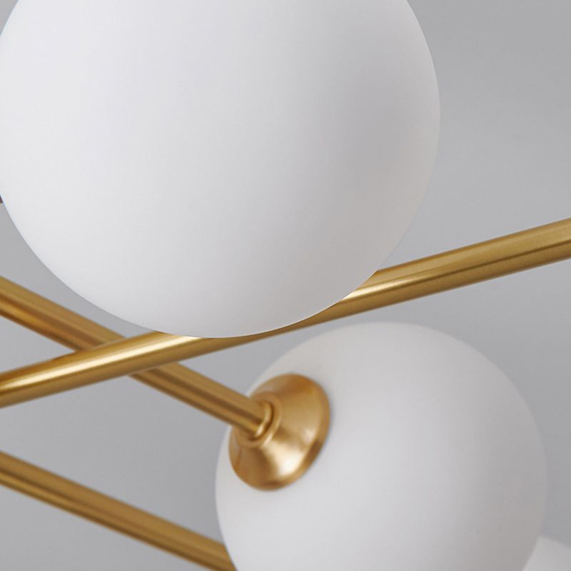 Modernism Sputnik Ceiling Light Globe Shaded Lighting for Hallway Foyer