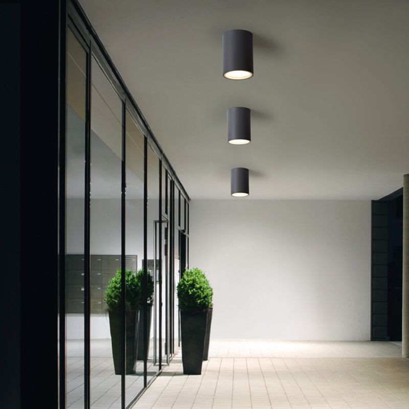 1-Licht-Unterputzleuchte, traditionelle zylindrische Deckenleuchte