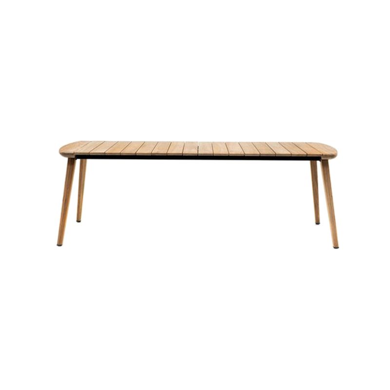 Rectangle Solid Wood Dining Table Brown Farmhouse Table, 29.52" High