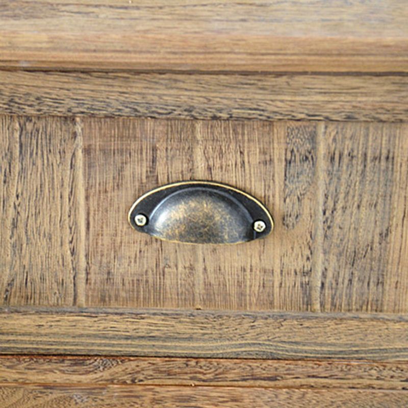 11.7-inch W Coastal Storage Chest Dresser Solid Wood Storage Chest