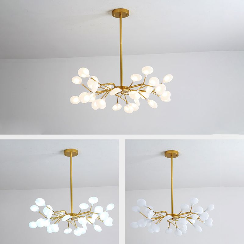 Rami di metallo lampadario lampadario a sospensione Light Style lampadario lampadario per camera da letto