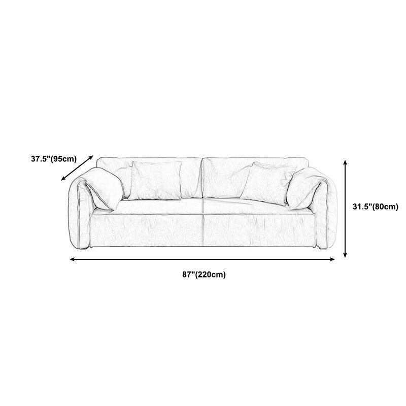 Stationary Fabric Living Room Pillow Top Arm Standard Green Settee