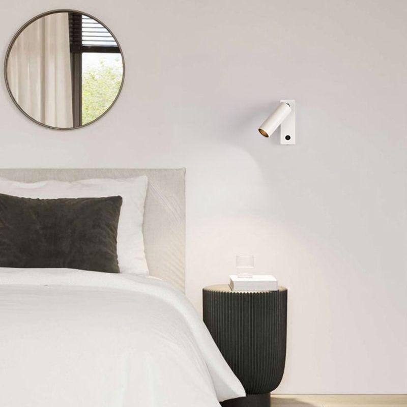 Éclairage mural du cylindre en aluminium Éclairage de lampe murale de style moderne 1-Light