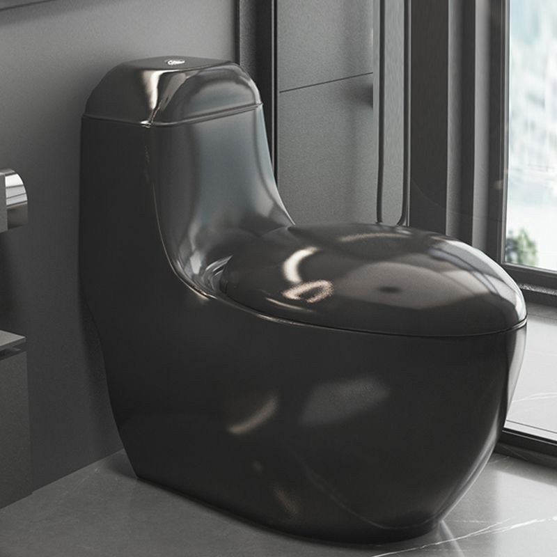 Modern Flush Toilet All-In-One Floor Mounted Porcelain Siphon Jet Urine Toilet