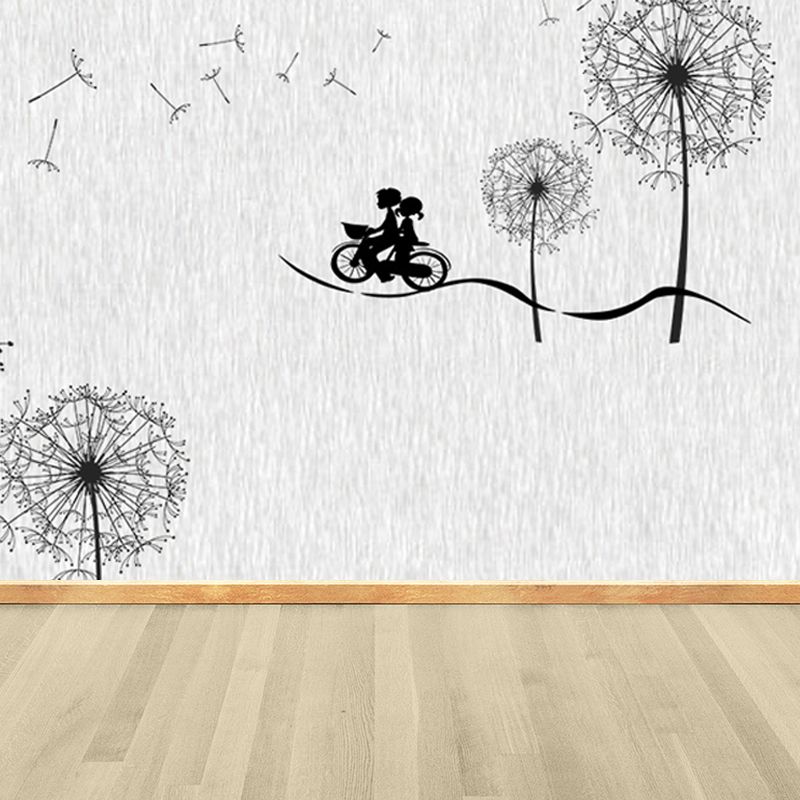 Giant Dandelion Mural Decal Light Color Non-Woven Wall Art for Wall Decor, Made to Measure