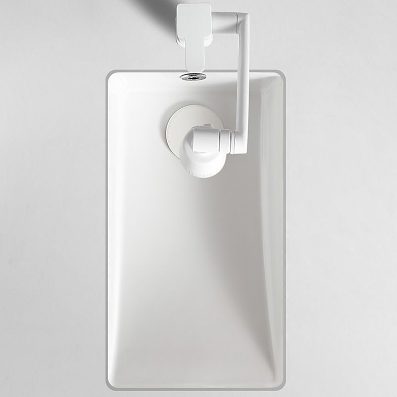 Traditional Undermount Bathroom Sink Rectangular with Faucet Basin Sink
