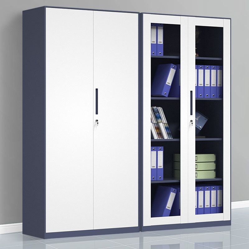 Contemporary File Cabinet Metal Frame Fireproof Vertical File Cabinet with Lock