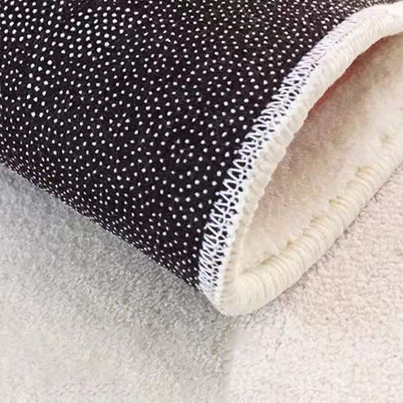 Beige Modern Rug Polyester Geometry Area Rug Washable Rug for Home Decor