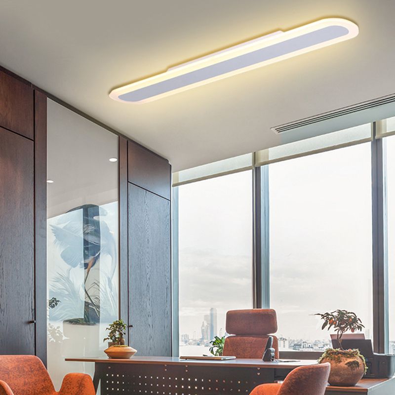 1 Light Linear Wall Mount Light Fixture Modern Wall Lamp Metal Wall Sconces