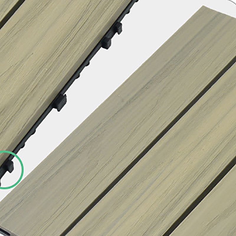 Snapping Patio Flooring Tiles Striped Pattern Tile Set Floor Board