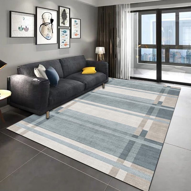 Gold Modern Rug Polyester Graphic Rug Washable Indoor Rug for Home Decor