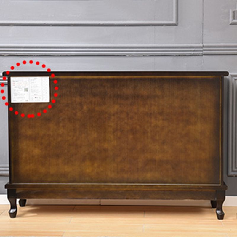 Nautical Solid Wood Storage Chest Bedroom Chest with Drawers