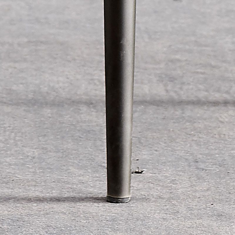 Sillas de comedor de metal de estilo moderno, sillas laterales sin brazos con respaldo de cocina