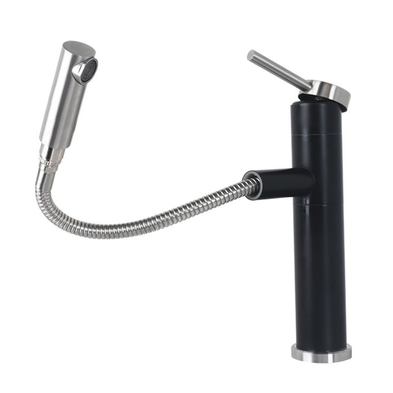 Glam 1-Handle Bathroom Sink Faucet 1 Hole Vessel Sink Bathroom Faucet with Stainless Steel