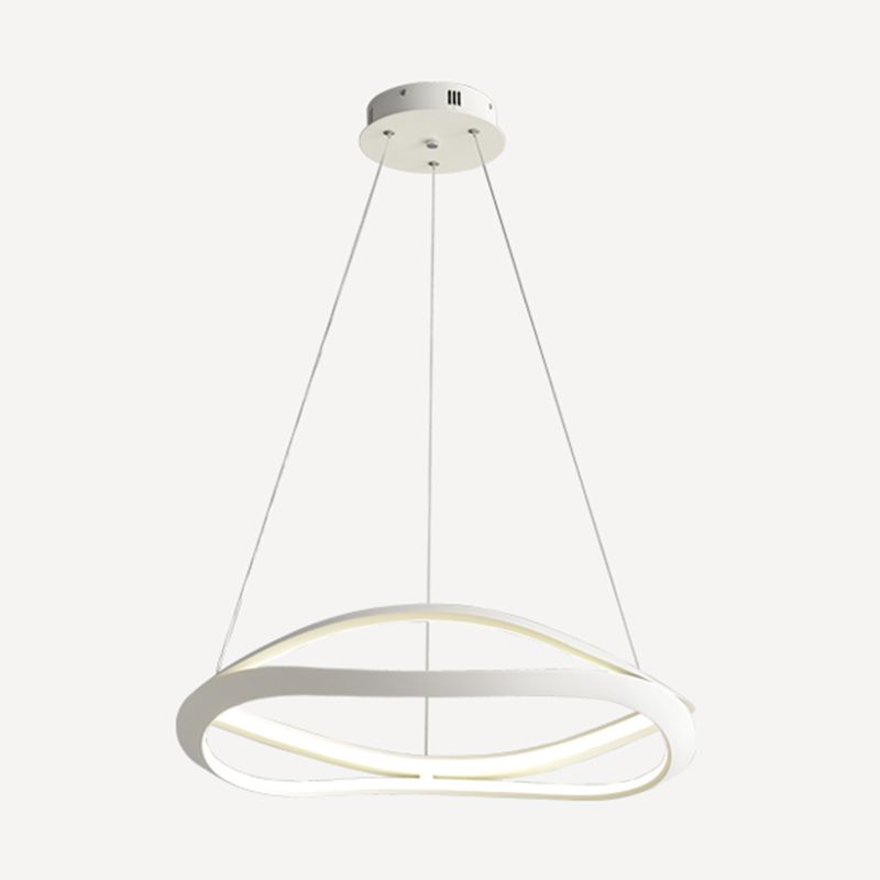 Spiral Shade Metal Kroonluchter Lichten Moderne 2-lichte kroonluchter verlichtingsarmaturen