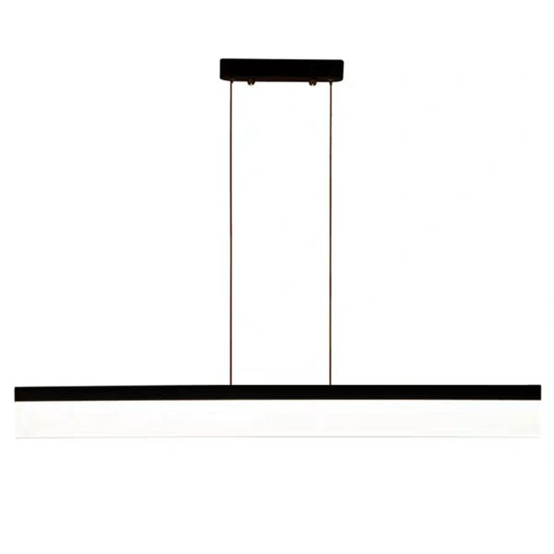 Modern Minimalist Style Linear Pendant Lighting Fixture Acrylic Hanging Lamps for Living Room