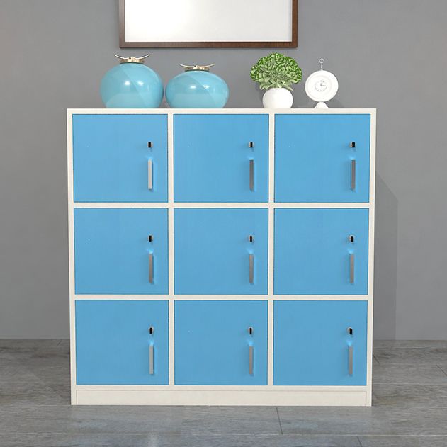 Manufactured Wood Matte Finish Cabinet Modern Storage Cabinet with Hinged Doors