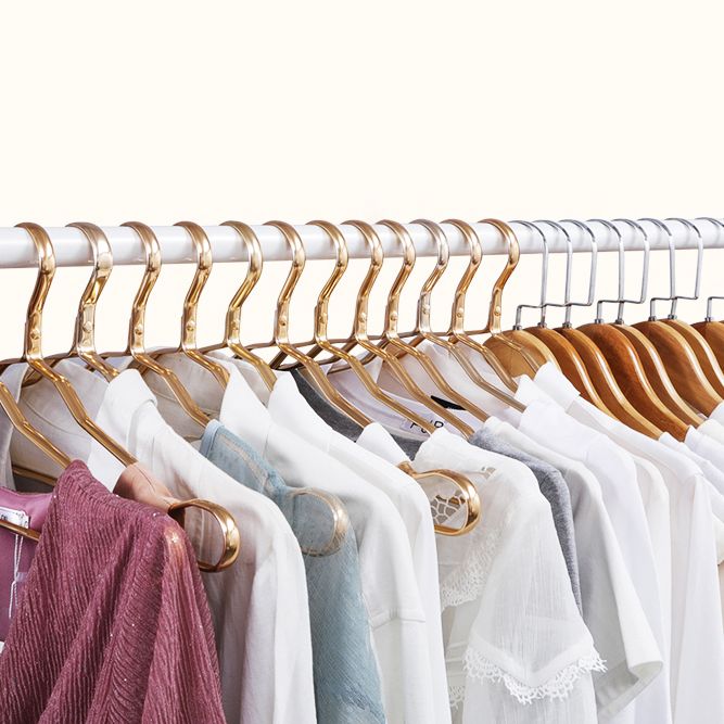 Contemporary Style Wardrobe 1-Teir Metal Wardrobe Closet for Bedroom