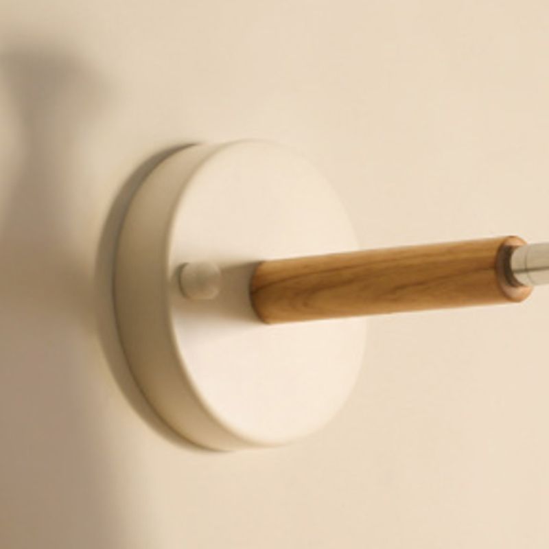 Modernism Wood Wall Light Polish Finish Sconces Lighting for Living Room