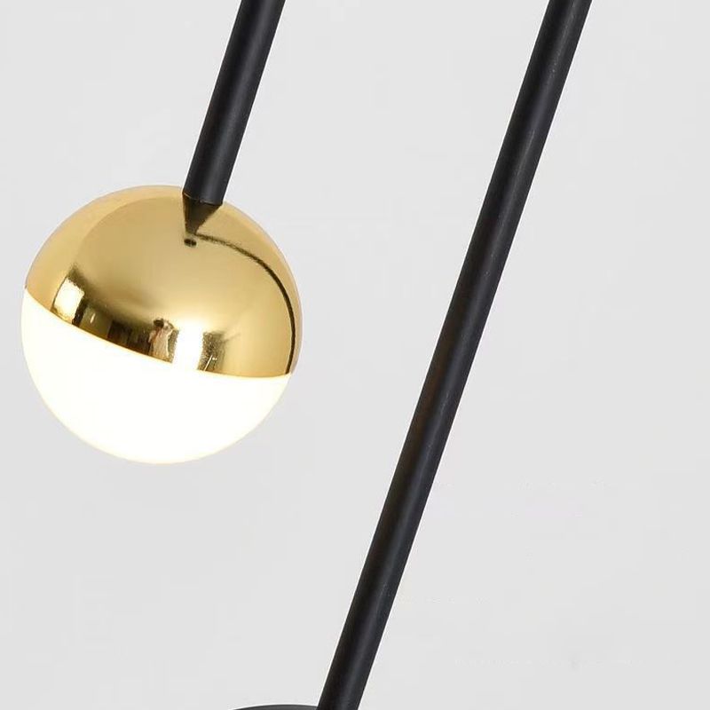 Modern Metal Wall Sconce Circle Shape Wall Light with Silicone Shade for Bedroom