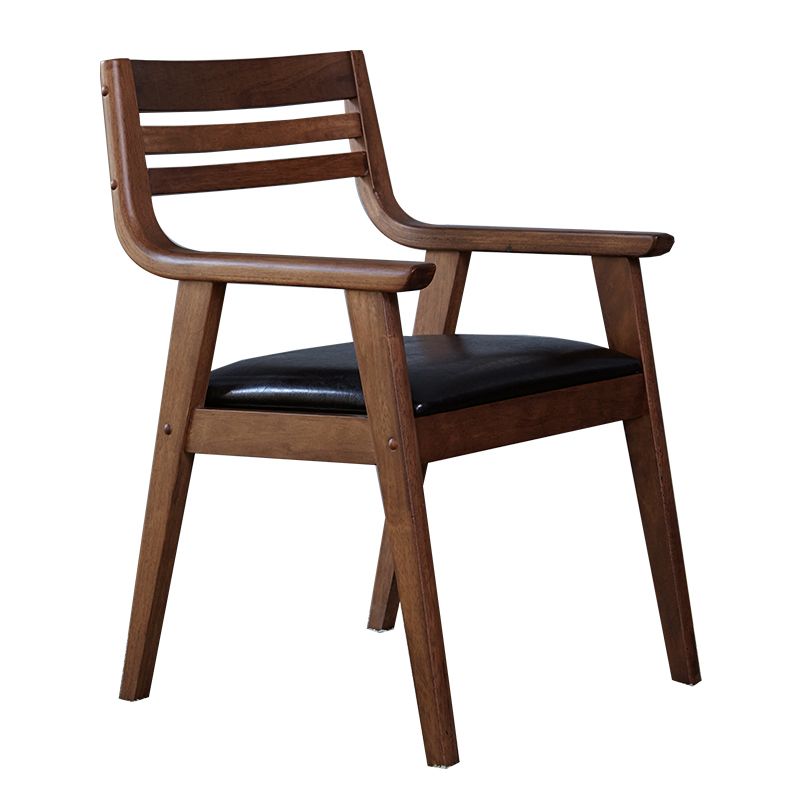 Traditional Solid Wood Dining Room Chair Ladder Back Side Chair for Home Use