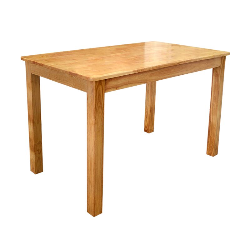 Industrial Solid Wood Dining Table Kitchen Standard Dining Table with 4 Legs