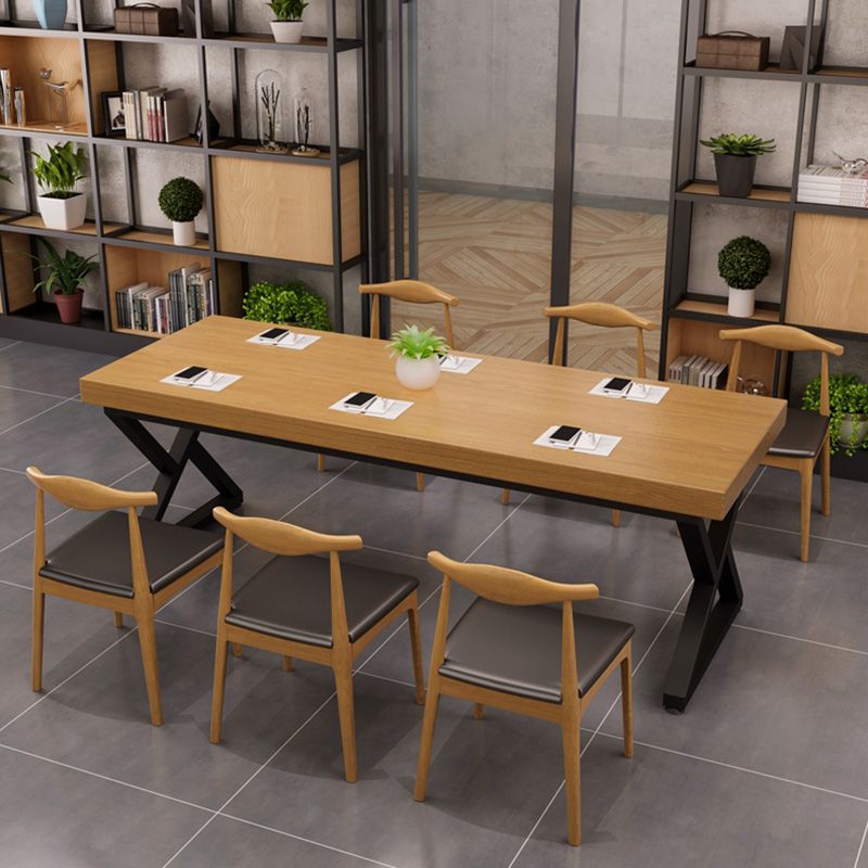 Rectangle 1/2/7 Pieces Dining Set Double Pedestal Dining Furniture