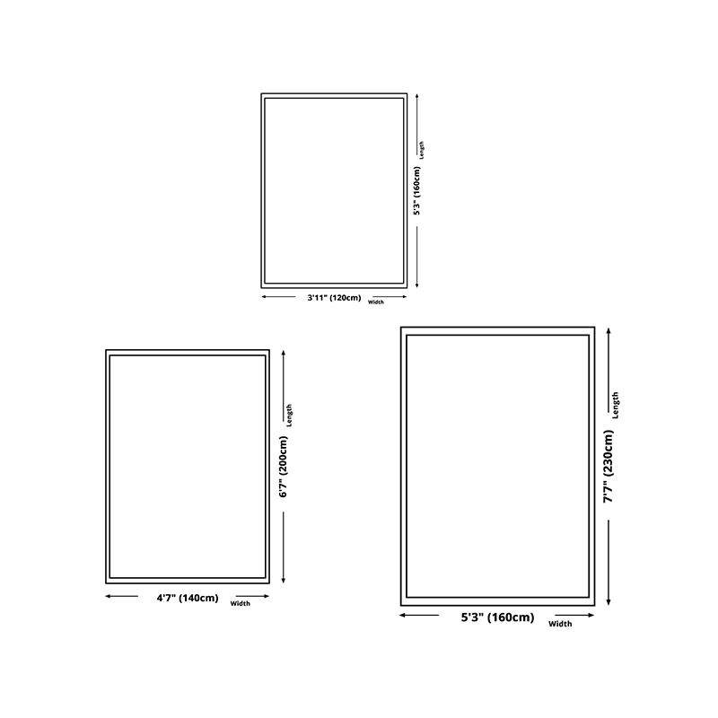 Vintage woonkamer Tapijten Polyester Area Tapijt Anti-slip Easy Care Tapijt voor woonkamer