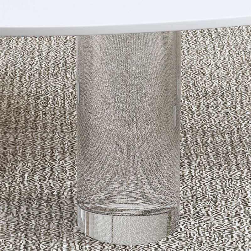 27" Wide Contemporary Coffee Table 3 Legs Coffee Cocktail Table