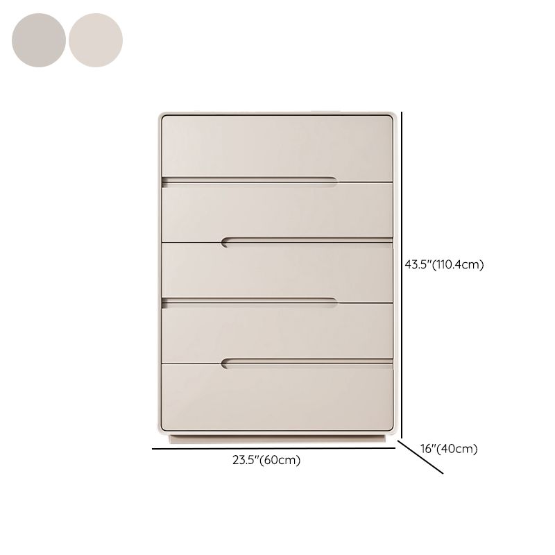 Contemporary Dresser Wooden Storage Chest Dresser with Drawers