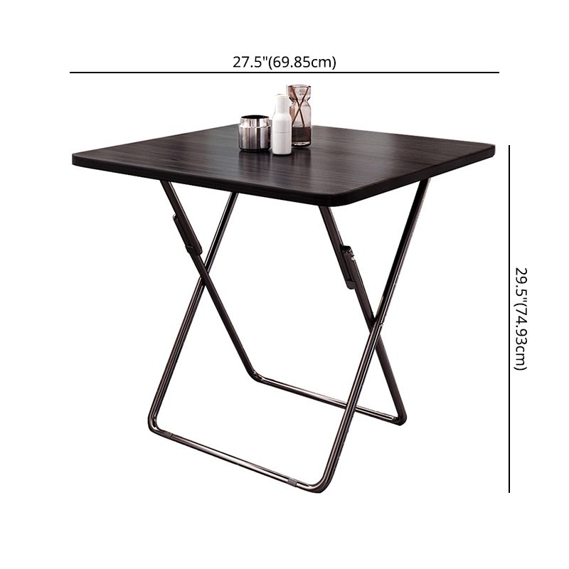 Modern Style Kitchen Dining Set Wood Top Dining Furniture Set with Double Pedestal Base