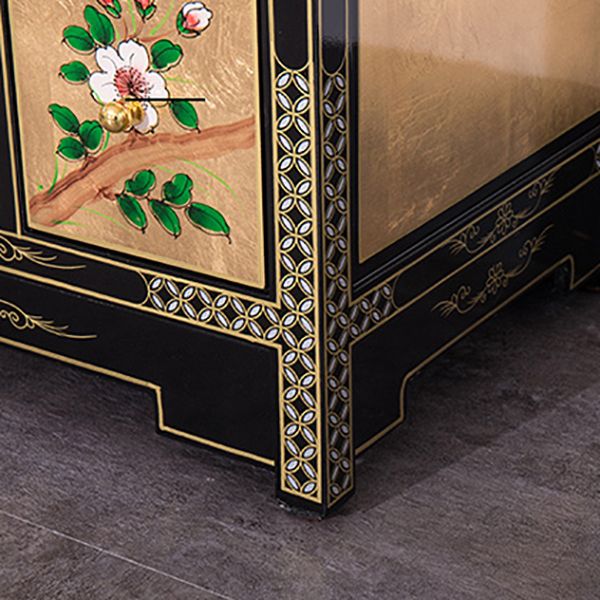 Contemporary Glam Double Dresser Birch Vertical Storage Chest Dresser for Bedroom