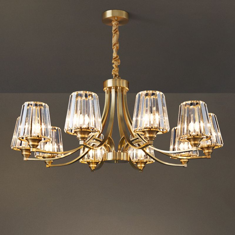 Sputnik Clear Glass Chandelier Pendant Light Industrial Living Room Chandelier Lighting
