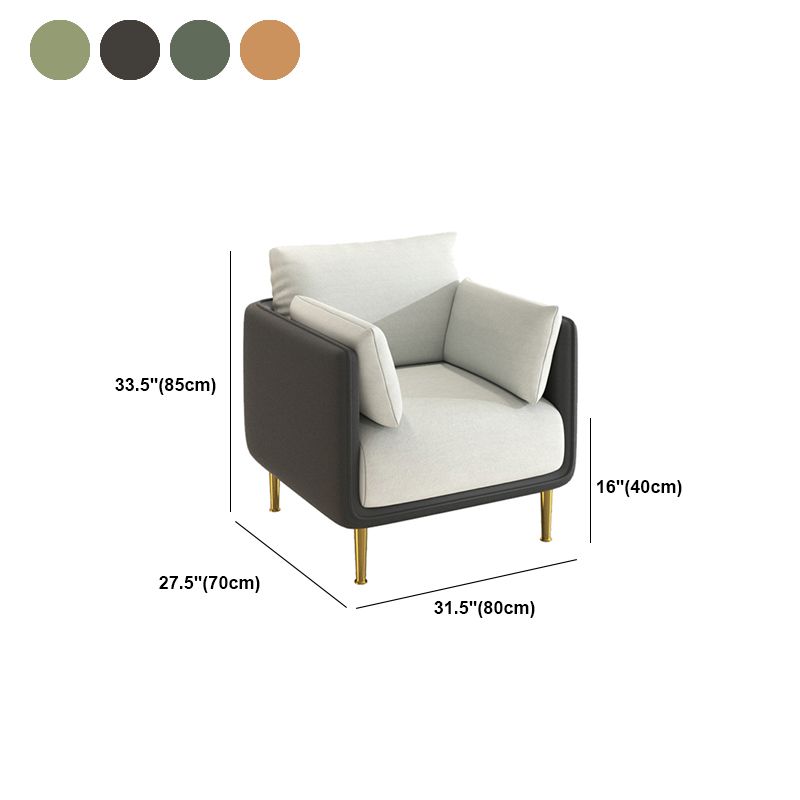 Contemporary Standard Faux Leather Stain Resistant Sofa Couch