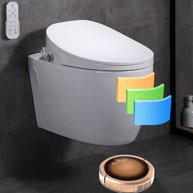 Modern Wall Hung Toilet Bowl One-Piece Urine Toilet with Seat for Washroom