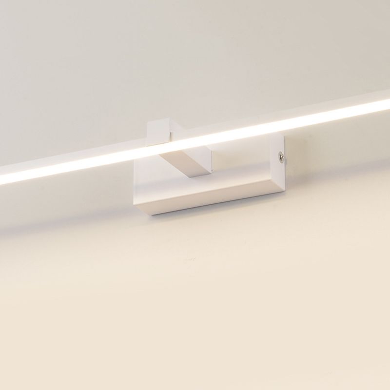 Metall Linear Schattenspiegel Wandleuchten moderne 1 Kopfwandhalterung in Weiß