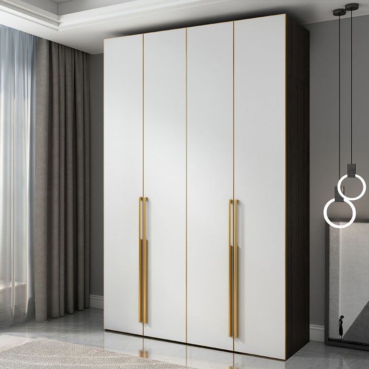 Traditional Style Wardrobe Cabinet Wooden Wardrobe for Bedroom