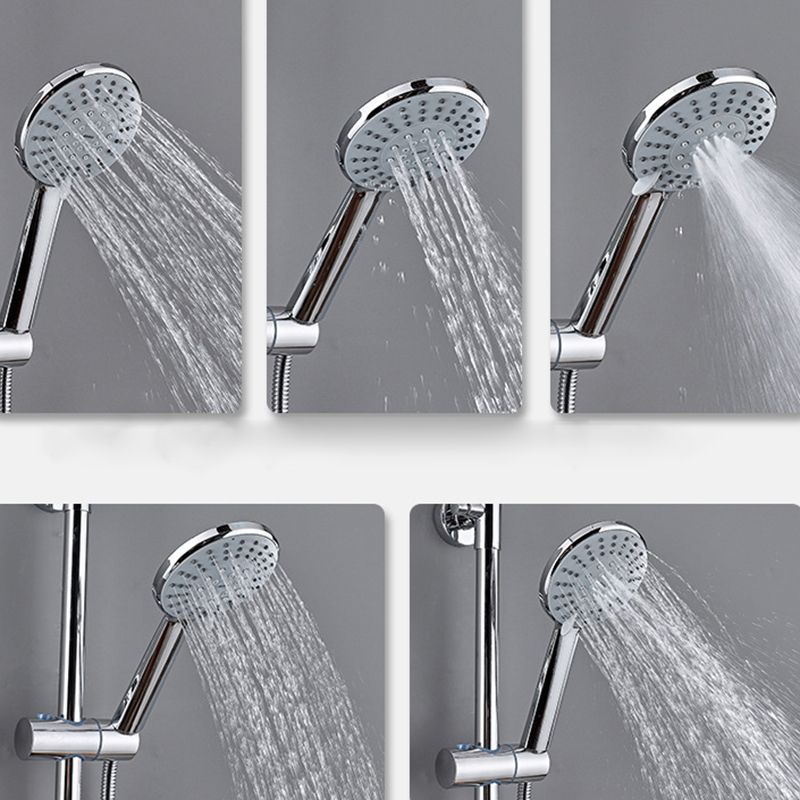 Modern Arm Swivel Shower Metal Shower Head Shower Faucet On Wall