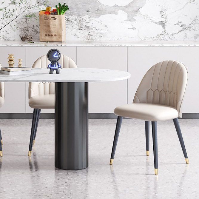 Minimalist Home Table and Chair Set 1/4/5 Pieces Sintered Stone Dining Furniture